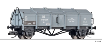 Tillig 502701 - TT - Klappdeckelwagen VEB Eisenwerke West, DR, Ep. III<br>Tillig TT-Club